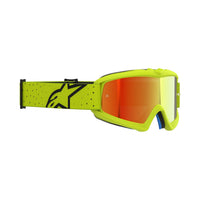 Alpinestars 2027 Youth Vision Vesta MX Goggles Yellow Flo Black Mirror Red