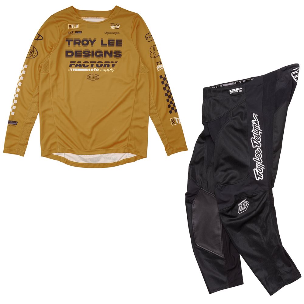 Troy Lee Designs Spring 2025 MX Combo Kit GP PRO Youth Factory Gold