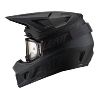 Leatt 2022 Helmet Moto 7.5 V22 Black with 4.5 Goggles & Bag
