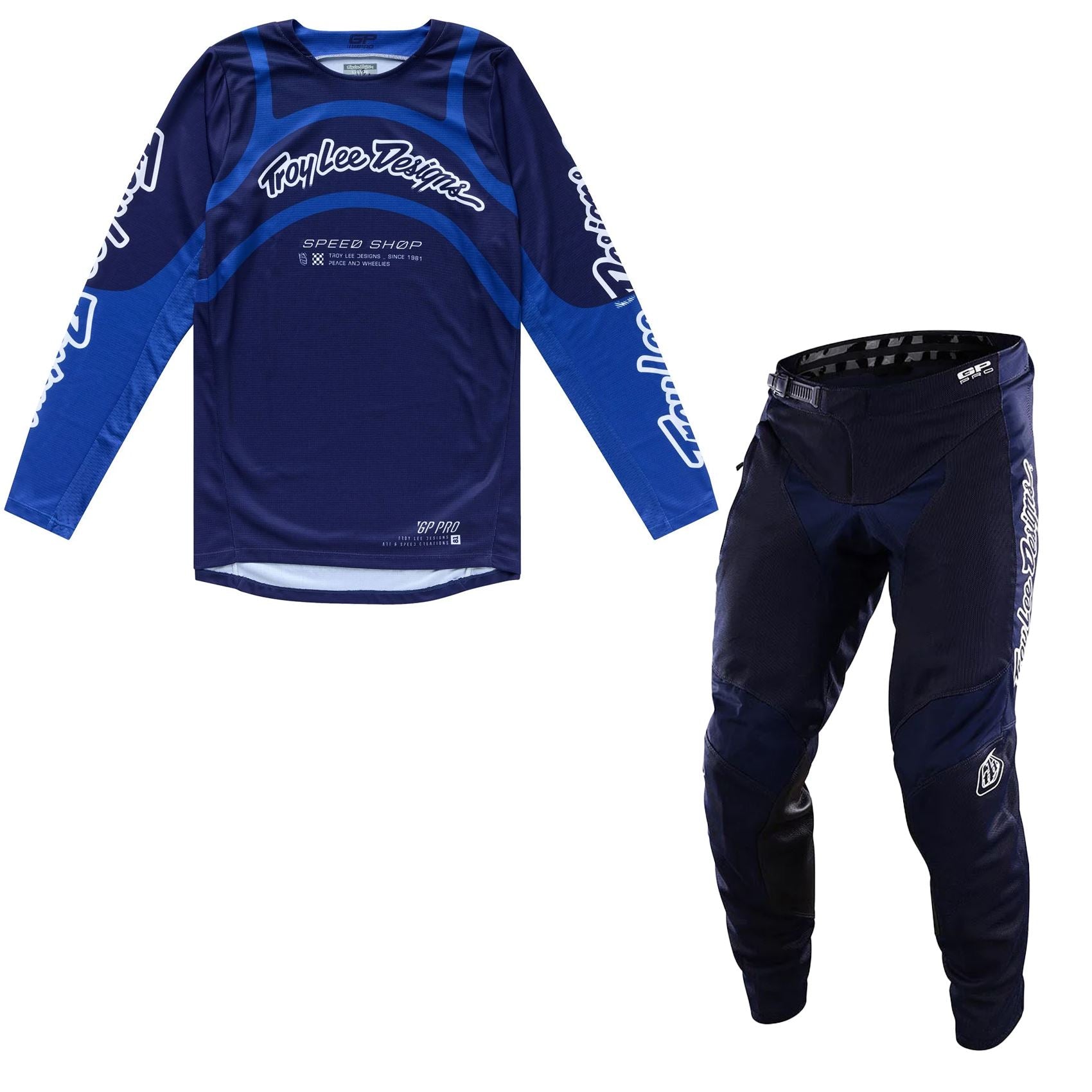 Troy Lee 2026 Motocross Combo Kit GP Pro Swerve Navy Blue