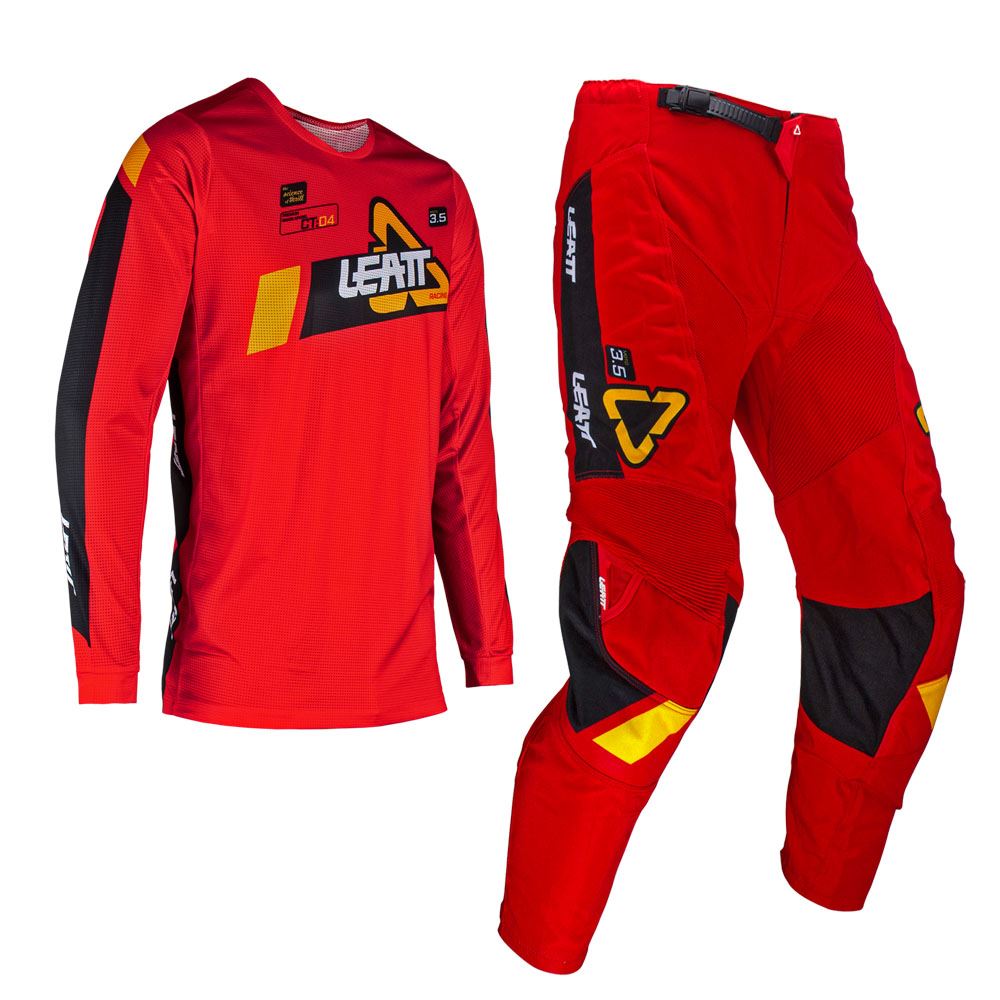 Leatt 2024 Combo Kit Pants & Shirt Mini 3.5 Red