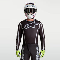 Alpinestars 2027 Fluid Apex MX Jersey Black Silver