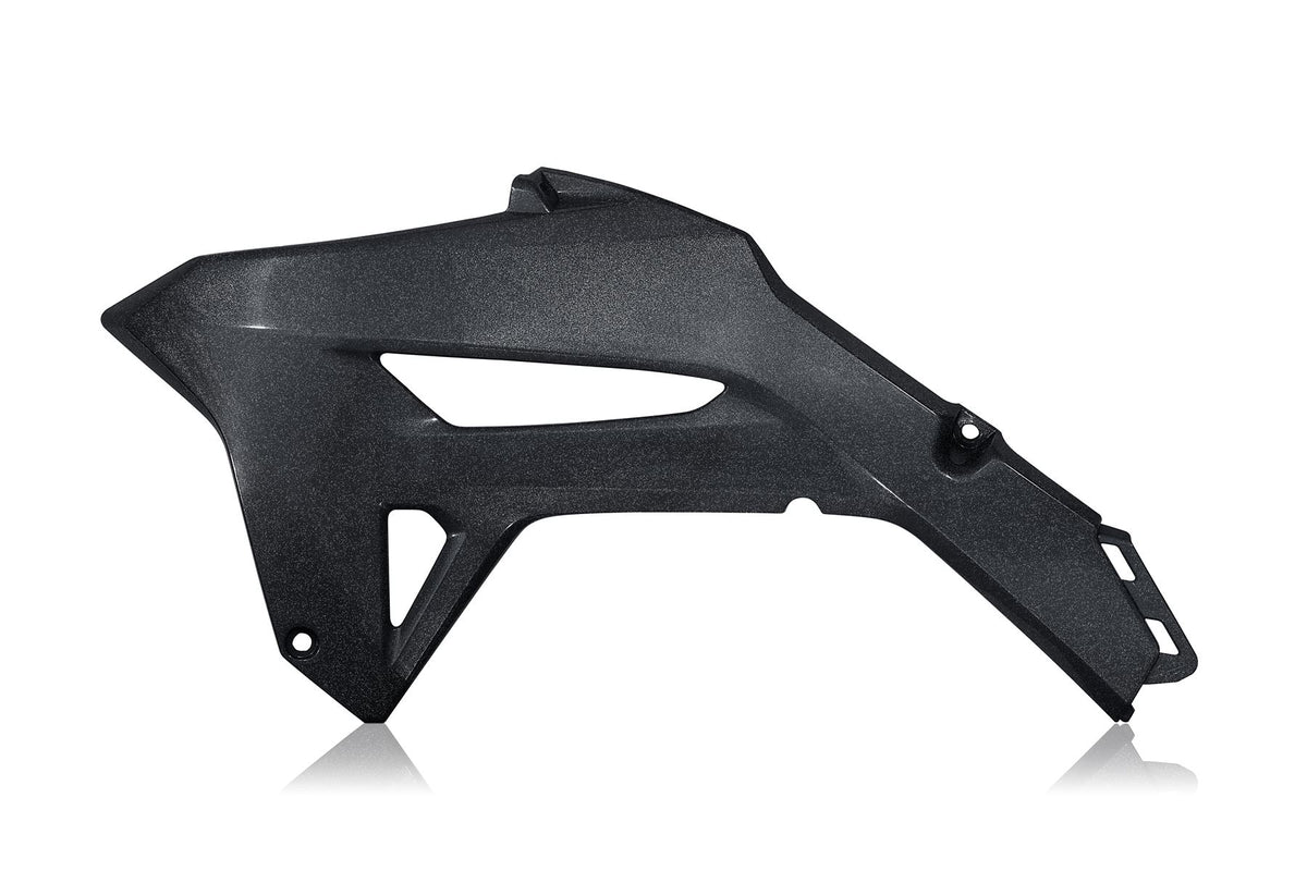 Acerbis Radiator Rad Scoops Metallic Black For HONDA CRF 300 RX ENDURO 2022-2024