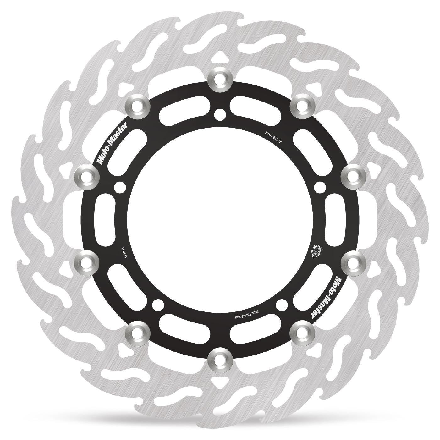 Moto-Master Front Left Floating Flame Series 298 mm For Yamaha MT-09 890 2014-2026