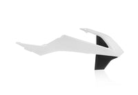 Acerbis Radiator Rad Scoops White Black For Gas Gas MC 65 2021-2023