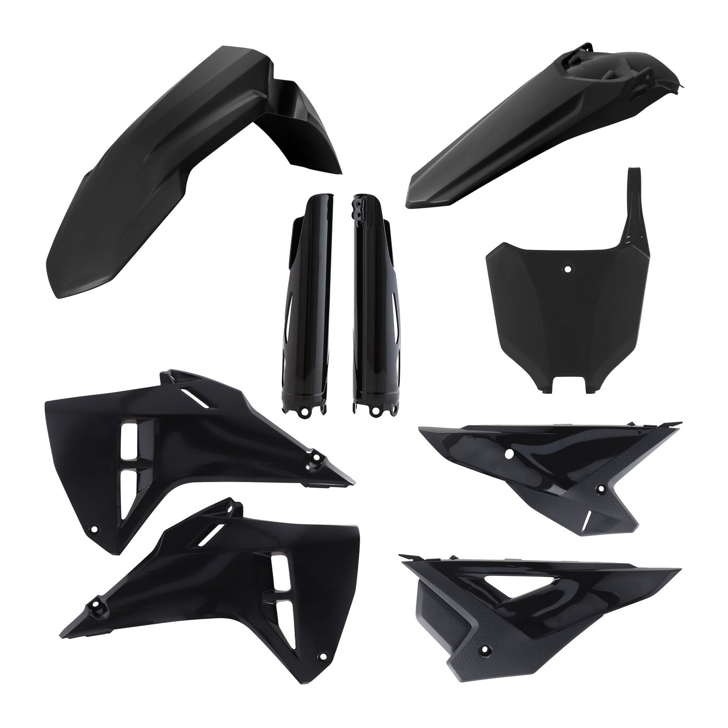 Acerbis Full Plastic Kit Black For HONDA CRF 450 R-WE 2025-2026