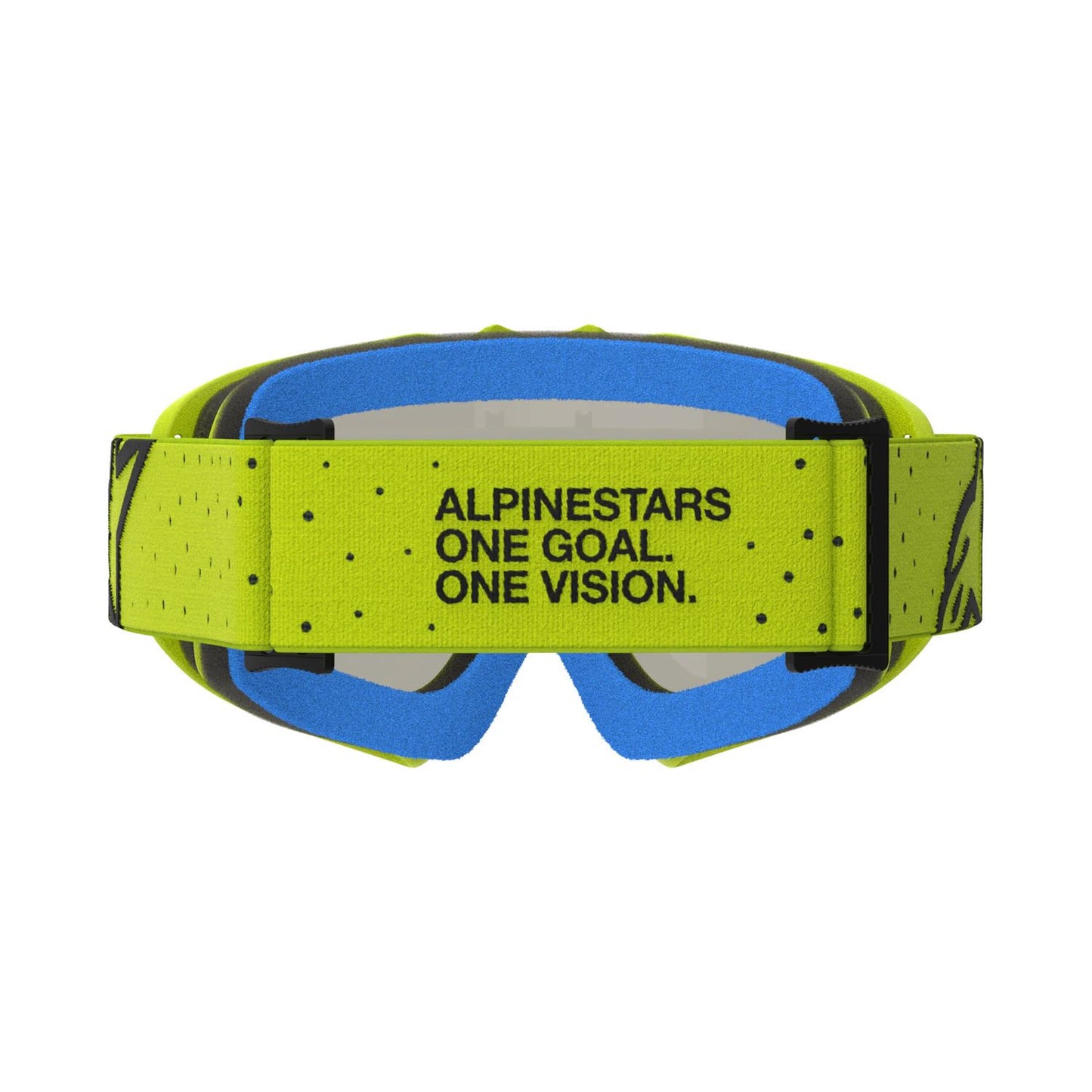 Alpinestars 2027 Youth Vision Vesta MX Goggles Yellow Flo Black Mirror Red
