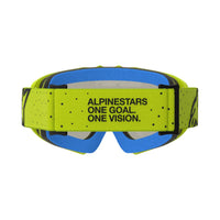 Alpinestars 2027 Youth Vision Vesta MX Goggles Yellow Flo Black Mirror Red