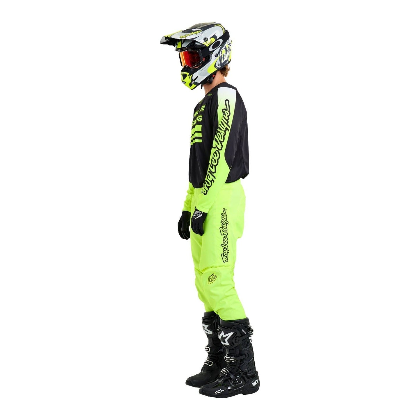 Troy Lee 2026 Motocross Combo Kit GP Pro Segment Flo Yellow