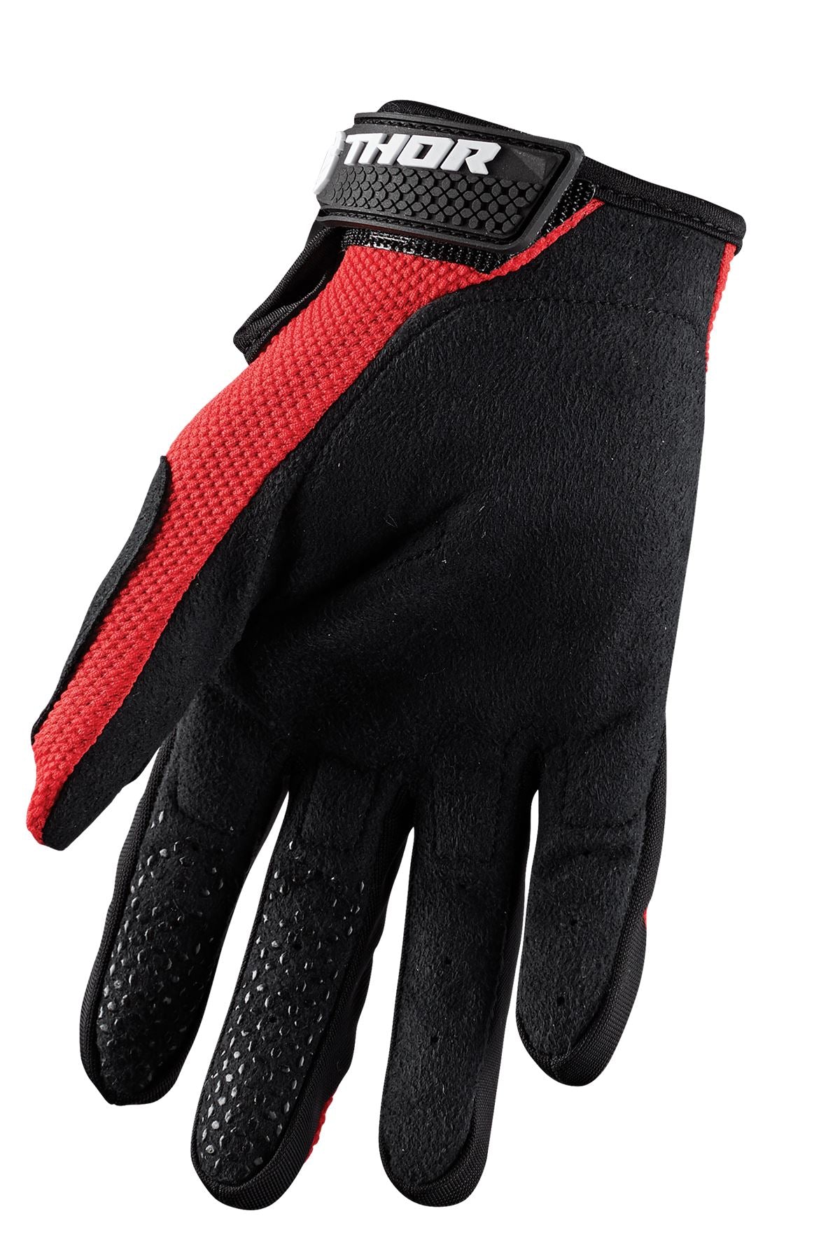 Thor Motocross Gloves CLEARANCE Sector Red Black