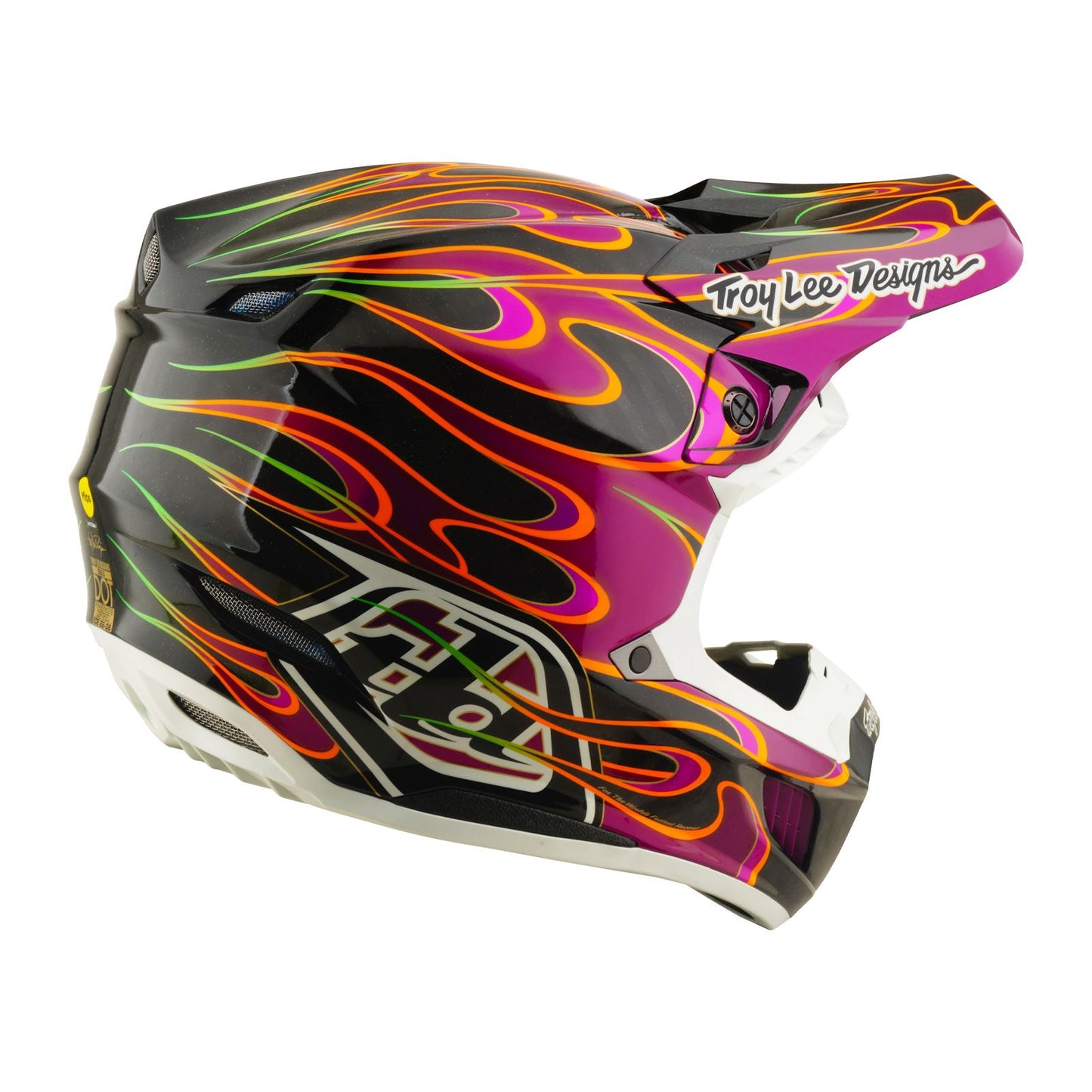 Troy Lee Designs Spring 2026 MX SE5 Carbon Torched Helmets Black Violet
