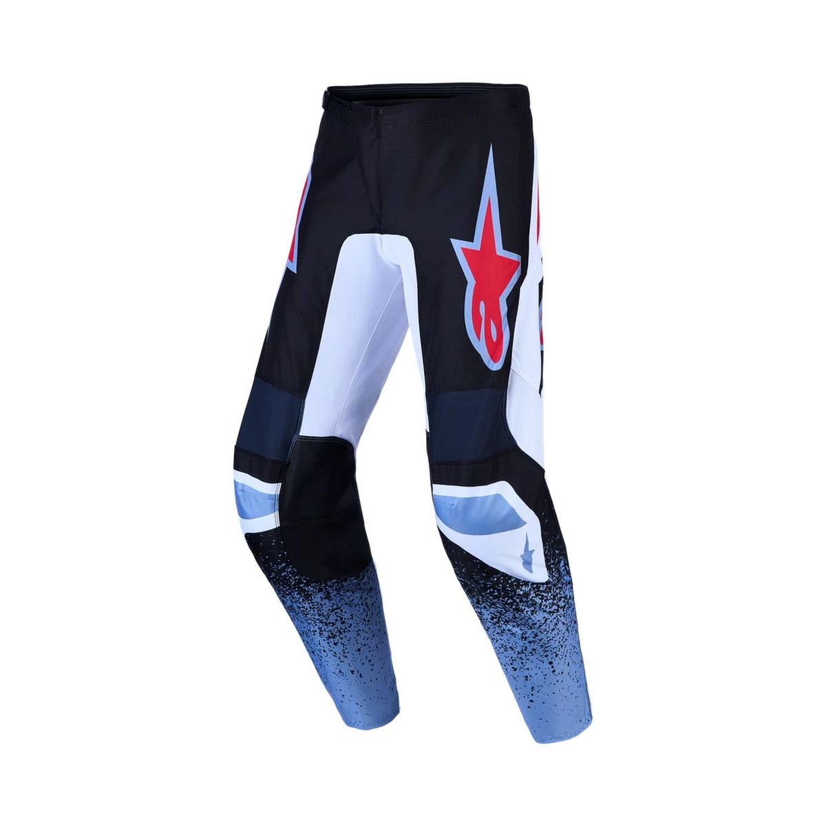 Alpinestars 2027 Fluid Drag MX Combo Kit Black White Light Blue Red Fluo