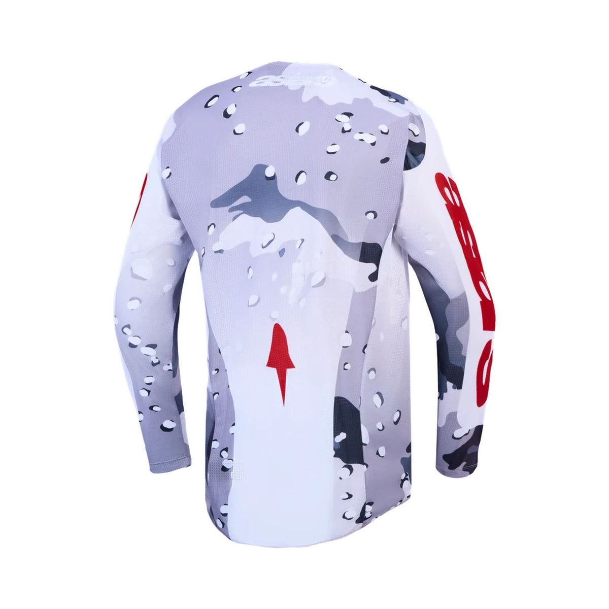 Alpinestars 2027 Racer Air Lone MX Jersey Grey Camo White Fire Red