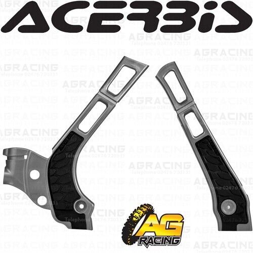 Acerbis X-Grip Frame Protector Guards Silver For Yamaha WR 250 2T 2006-2021