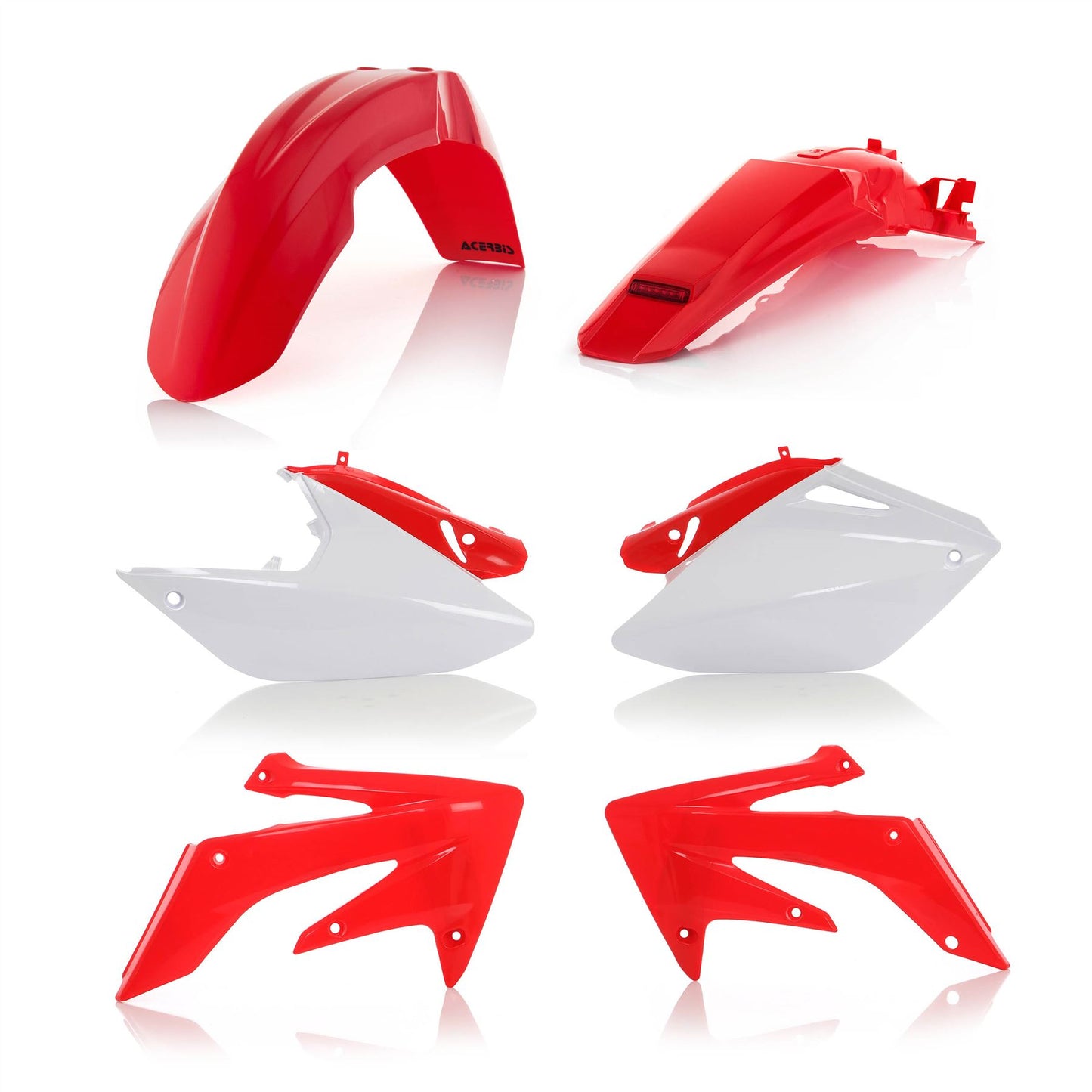 Acerbis Plastic Kit Standard Red Blue For HONDA CRF 250 X 2004-2018