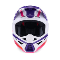 Alpinestars 2026 SM3 Heat Motocross Helmet White Purple Pink