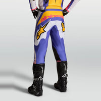 Alpinestars 2027 Fluid Drag MX Pants Light Lilac Blue Iris Gold