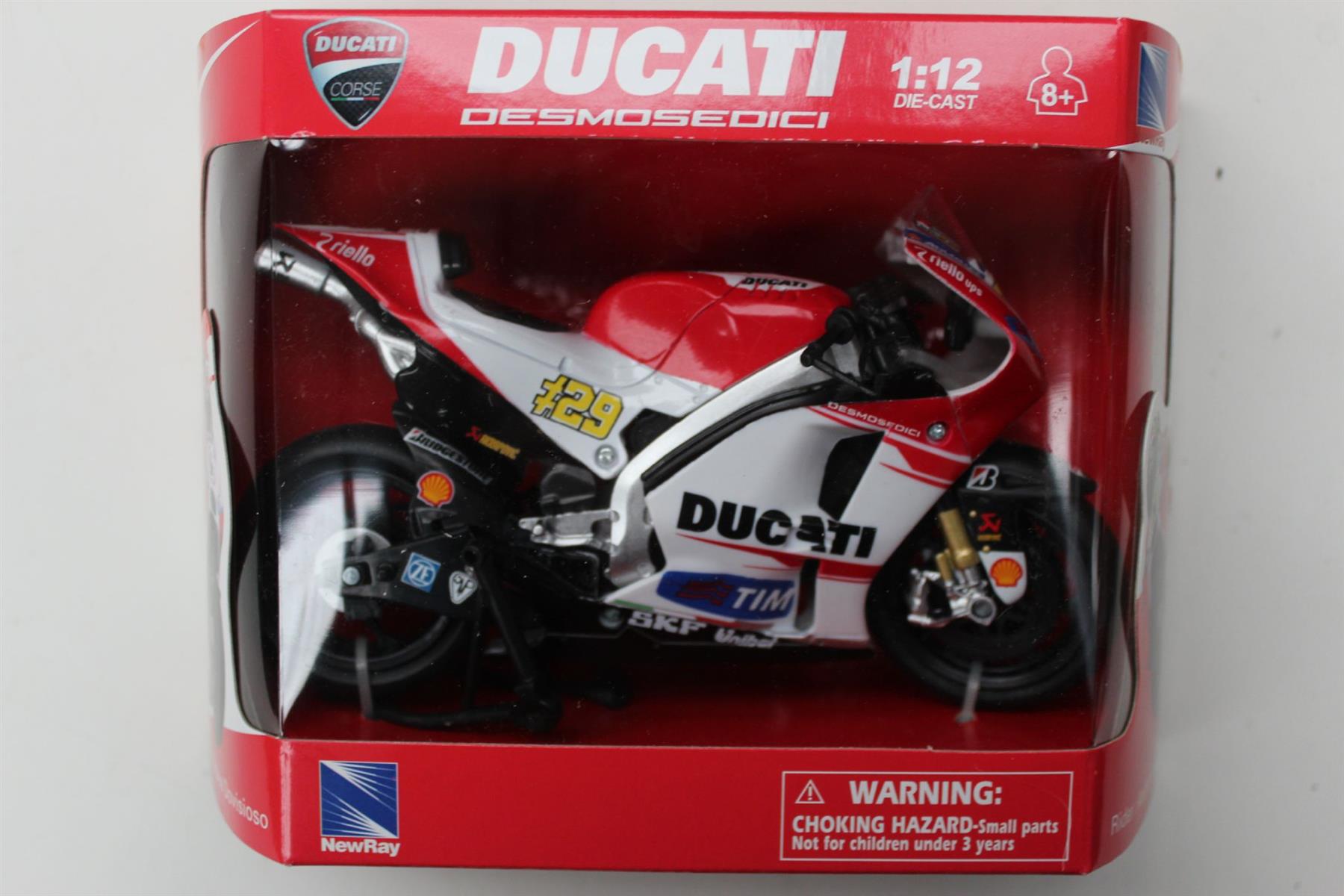 Andrea Ianone #29 Ducati 2015 1:12 Scale Toy Model