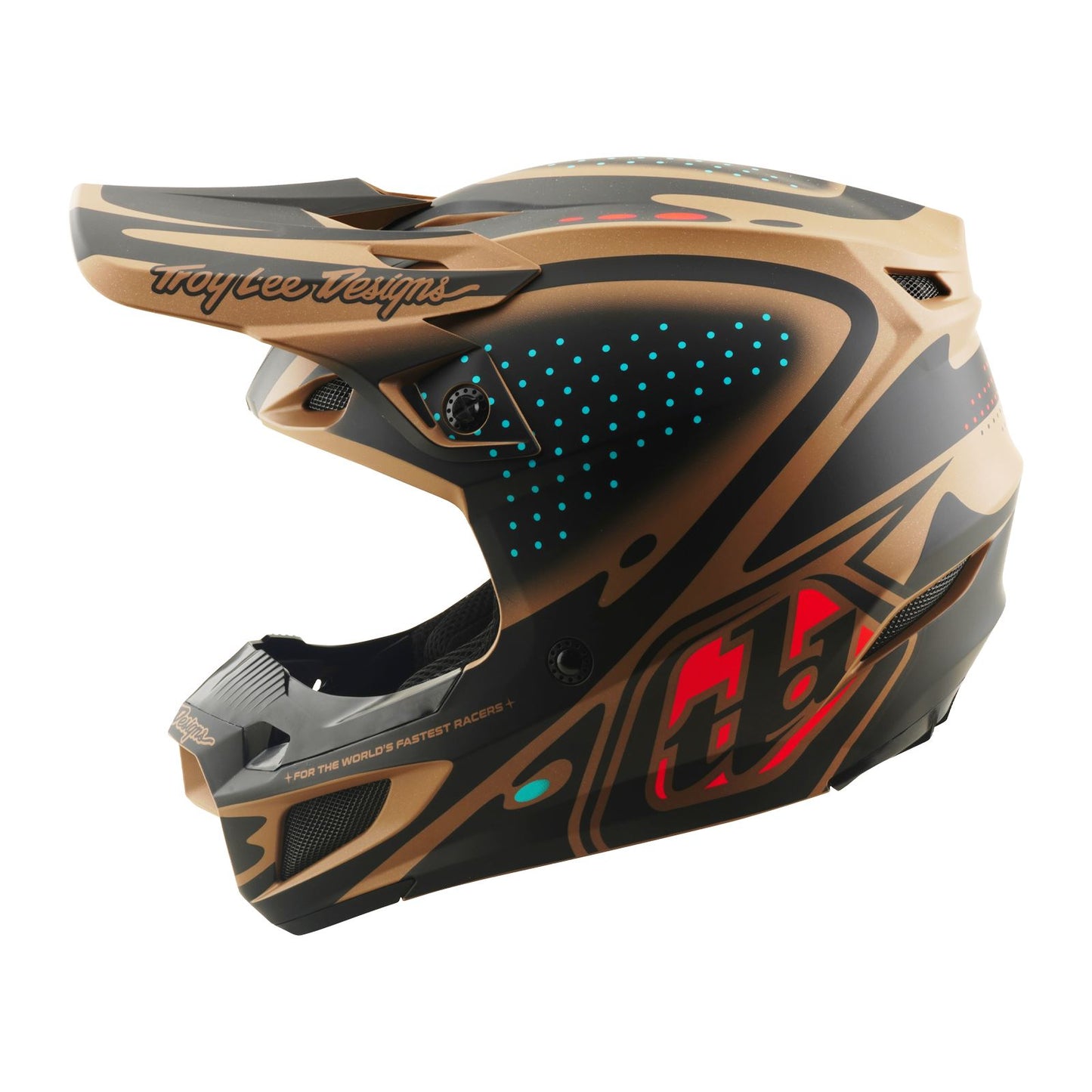 Troy Lee Designs Spring 2026 MX SE5 Polycarbonate The Line Helmets Sienna
