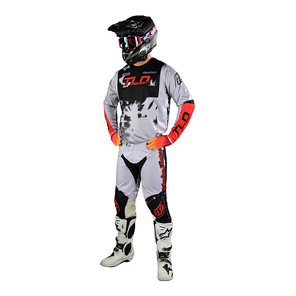 Troy Lee Designs 2024 Motocross Combo Kit GP Astro Light Grey Orange