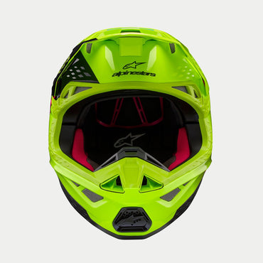 Alpinestars 2024 Supertech SM10 Unite Yellow Fluo Black Diva Pink Motocross Helmet