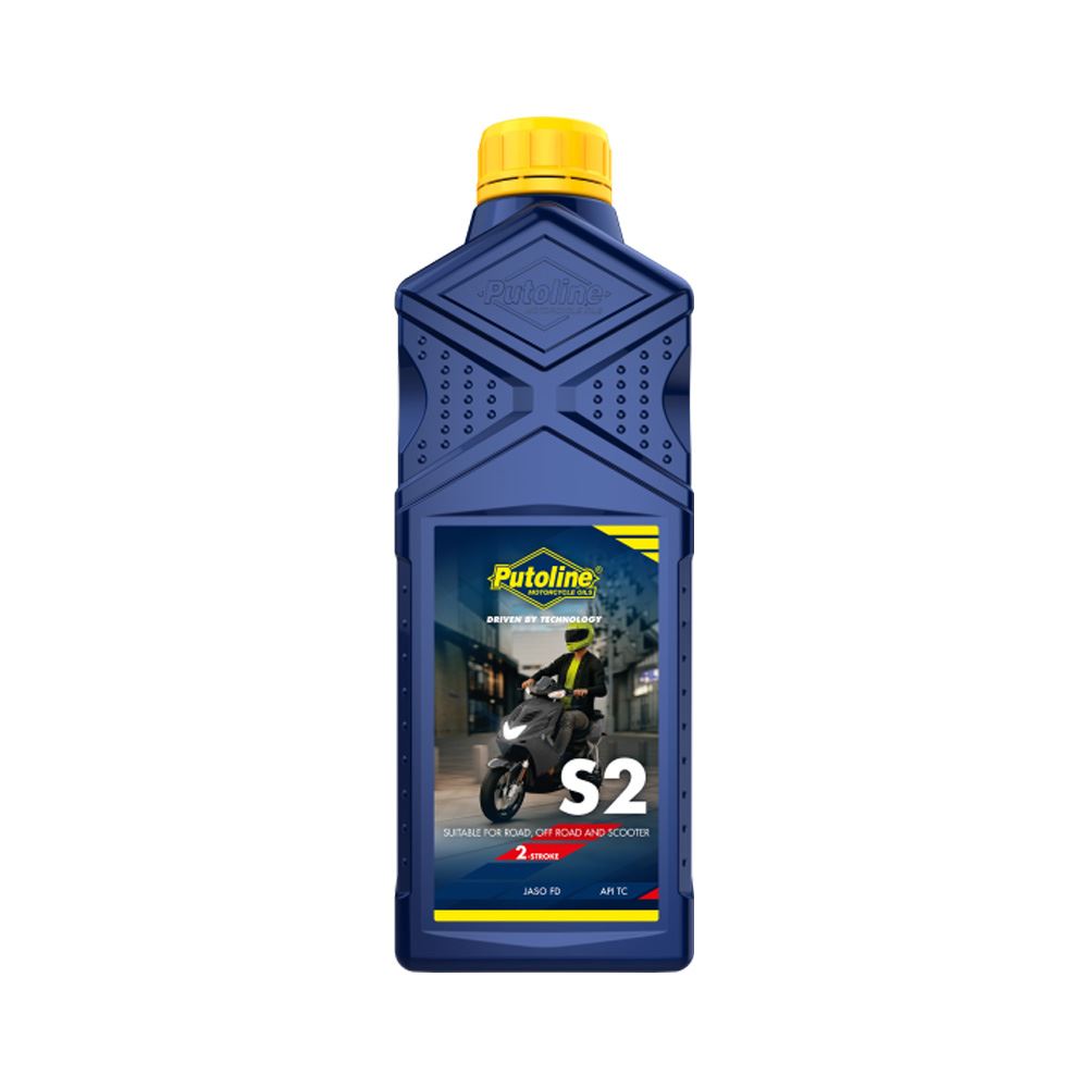 Putoline S2 2T Semi Synthetic Motorcycle Oil 1 Litre