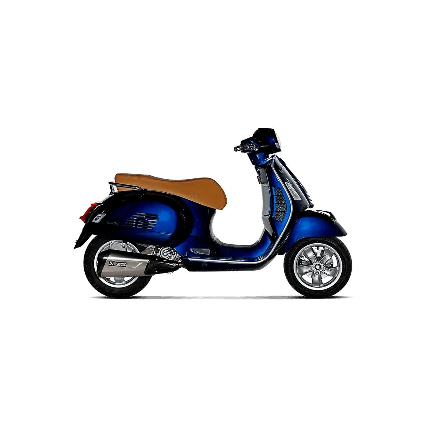 Akrapovic Stainless Steel Line Slip On Silencer For Vespa GTS 300 HPE ABS Super Racing Sixties 2021-2022