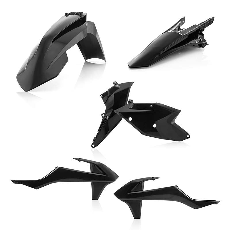 Acerbis Plastic Kit Black For KTM EXC 300 2017