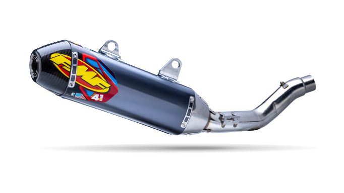 FMF Factory 4.1 RCT Slip-On Carbon End Exhaust Silencer For Kawasaki KX 450 X Cross Country 2024-2025