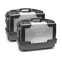 Kappa Bike Luggage GARDA MONOKEY Panniers Kit Silver For BMW G 310 GS 2017-2024