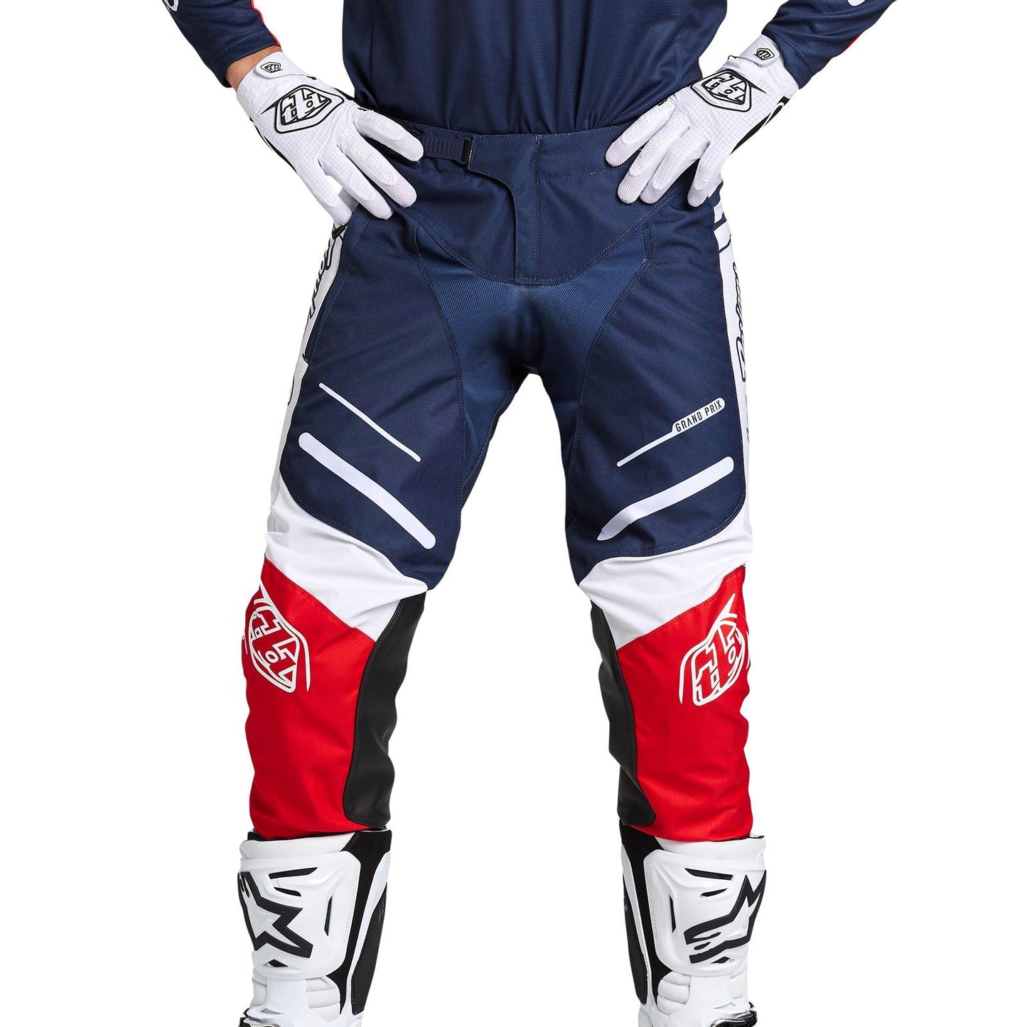Troy Lee Designs 2025 GP Pro Blends Navy Orange Race Pants