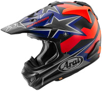 Arai MX-V Motocross Helmet Stars & Stripes Dark Black