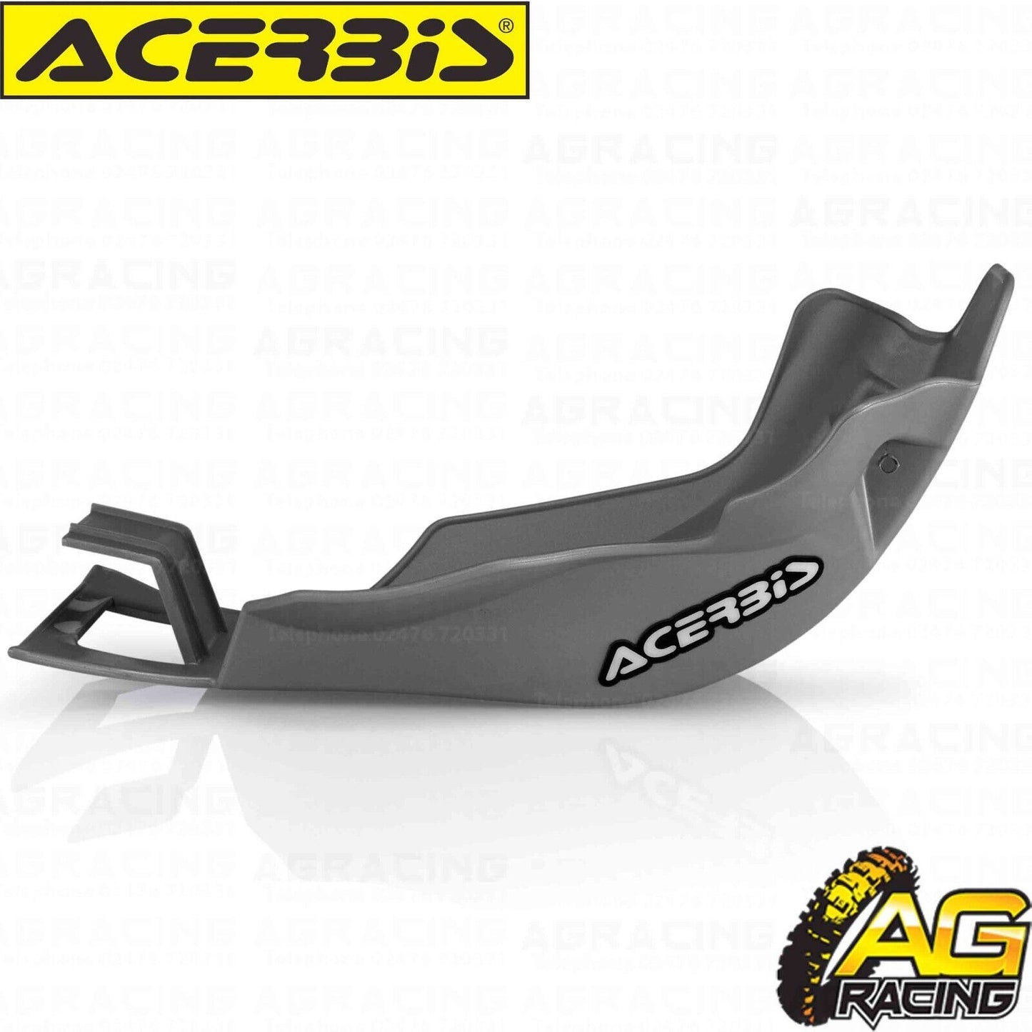 Acerbis Silver Skid Plate For Honda CRF 450 R 2005-2008