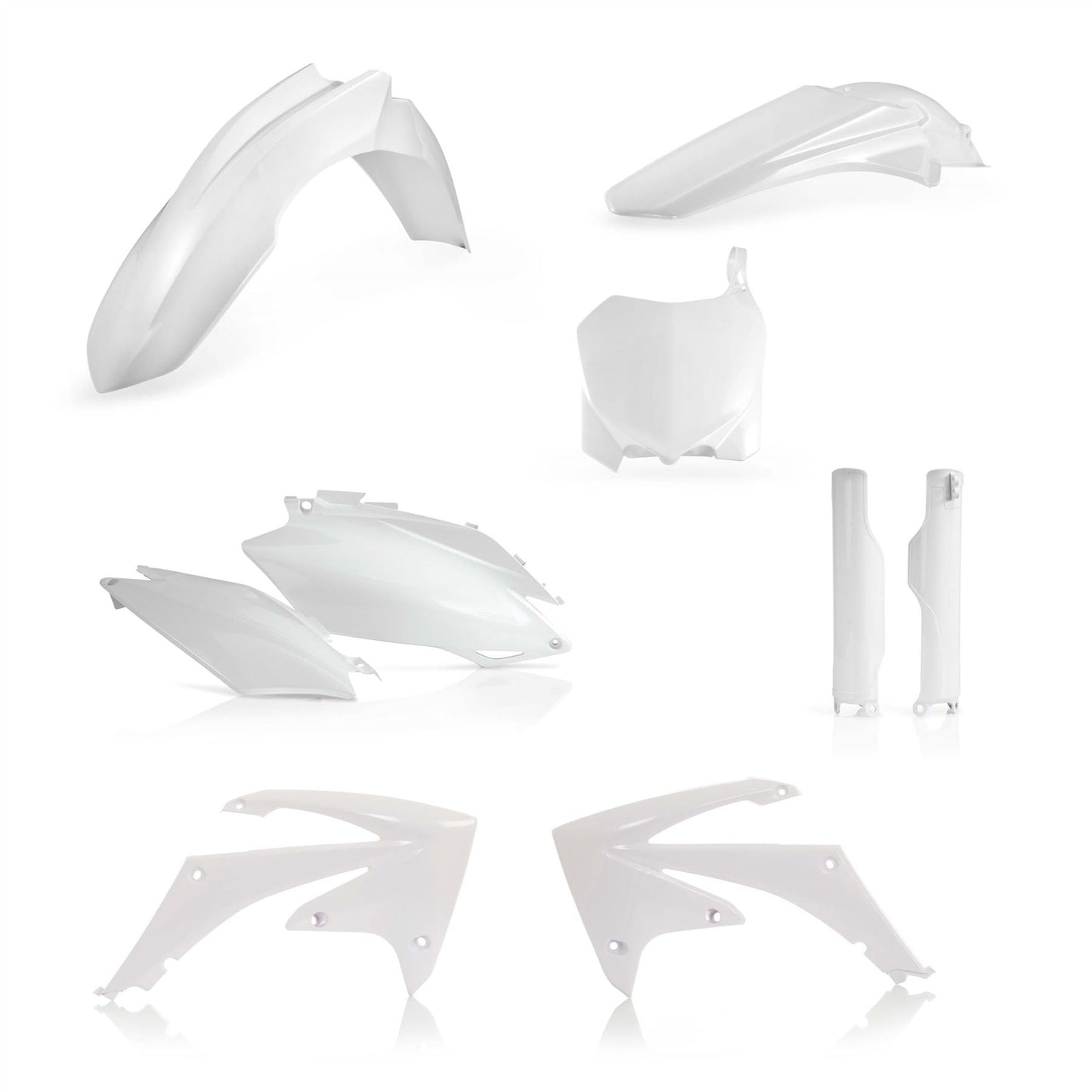 Acerbis Full Plastic Kit White For HONDA CRF 450 R 2011-2012