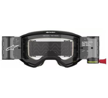 Alpinestars 2025 Goggles Vision 5 Corp Roll Off Black Clear