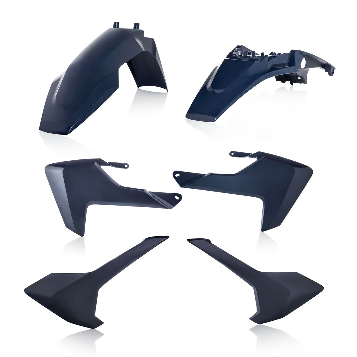 Acerbis Radiator Rad Scoops Metallic Grey For Husqvarna TE 250I 2020-2023