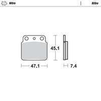 Moto-Master Nitro Sintered Brake Pads