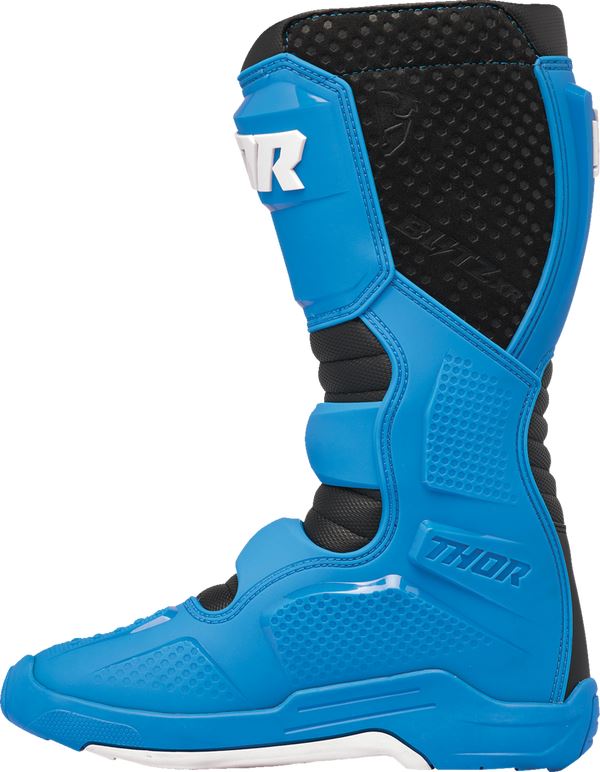 Thor 2024 Youth Blitz XR Blue White Motocross Boots