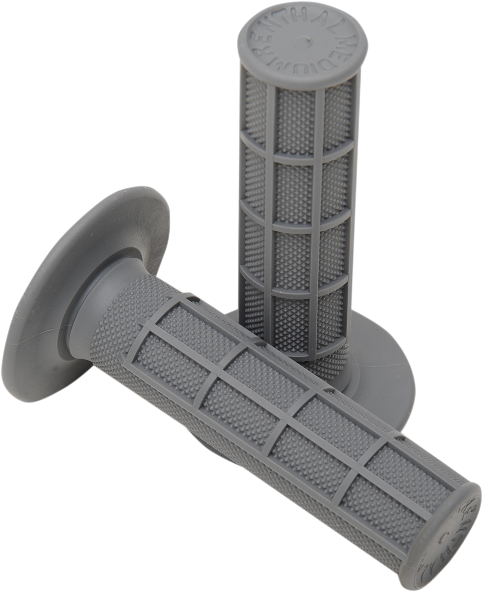 Renthal Medium Grey Grips Diamond Waffle Motocross Enduro