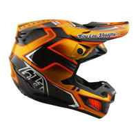 Troy Lee Designs Spring 2026 MX SE5 Carbon Overspray Helmets Gold