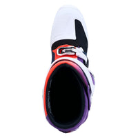 Alpinestars 2027 Tech 7 MX Boots Purple White Blue Red