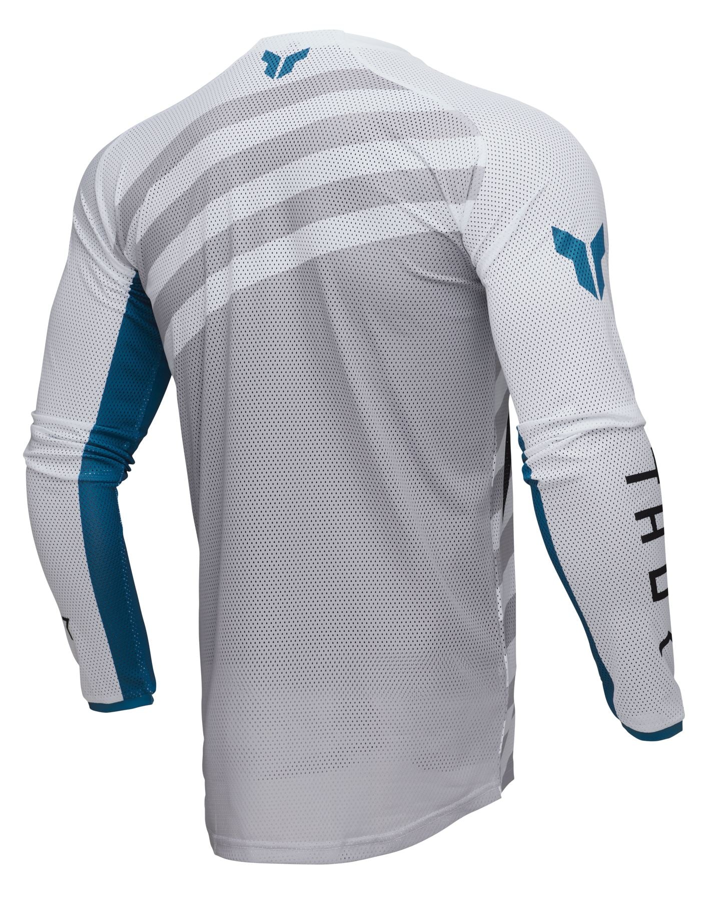 Thor 2025 Motocross Jersey Launchmode Vented Raid White Grey