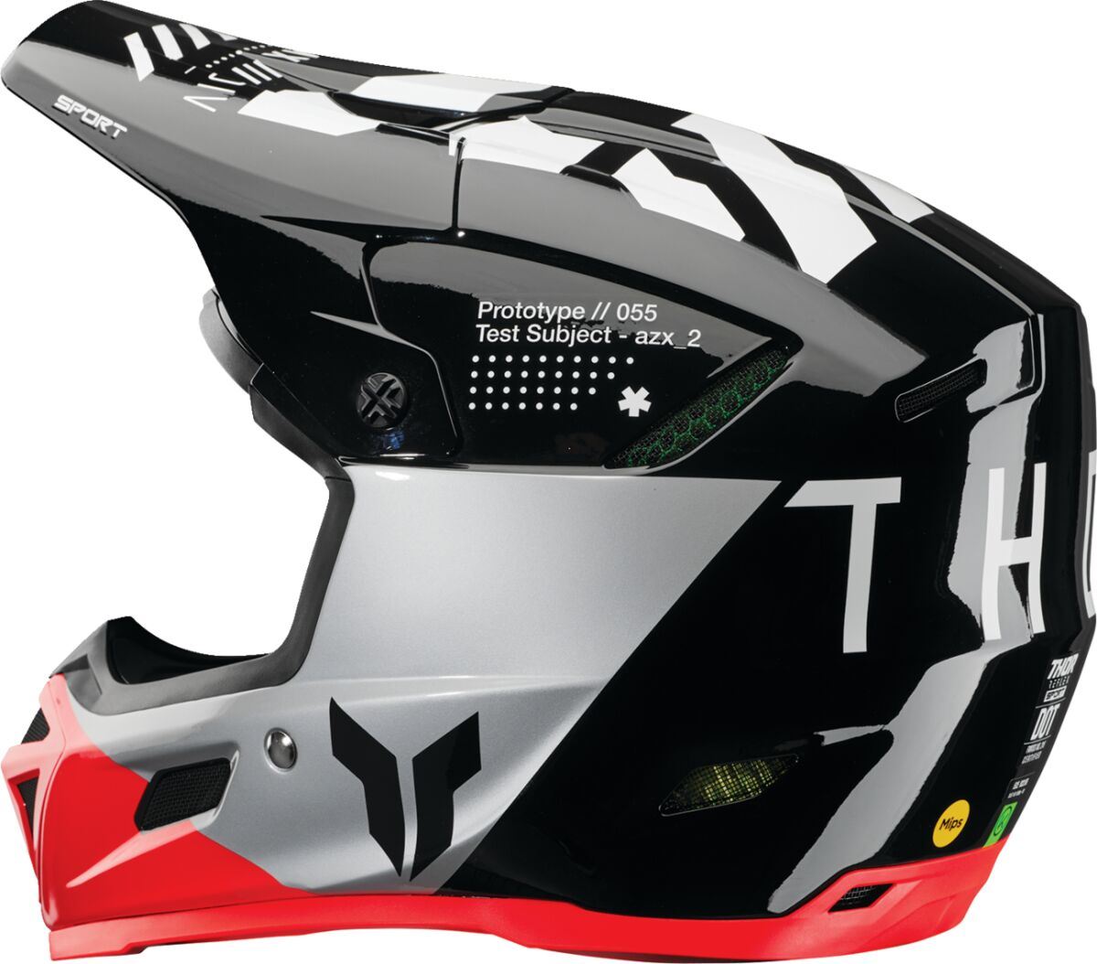 Thor MX Spring 2026 Helmet Reflex Sport Strike Black Red