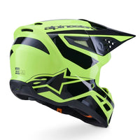 Alpinestars 2026 SM3 Heat Motocross Helmet Yellow Flo Black