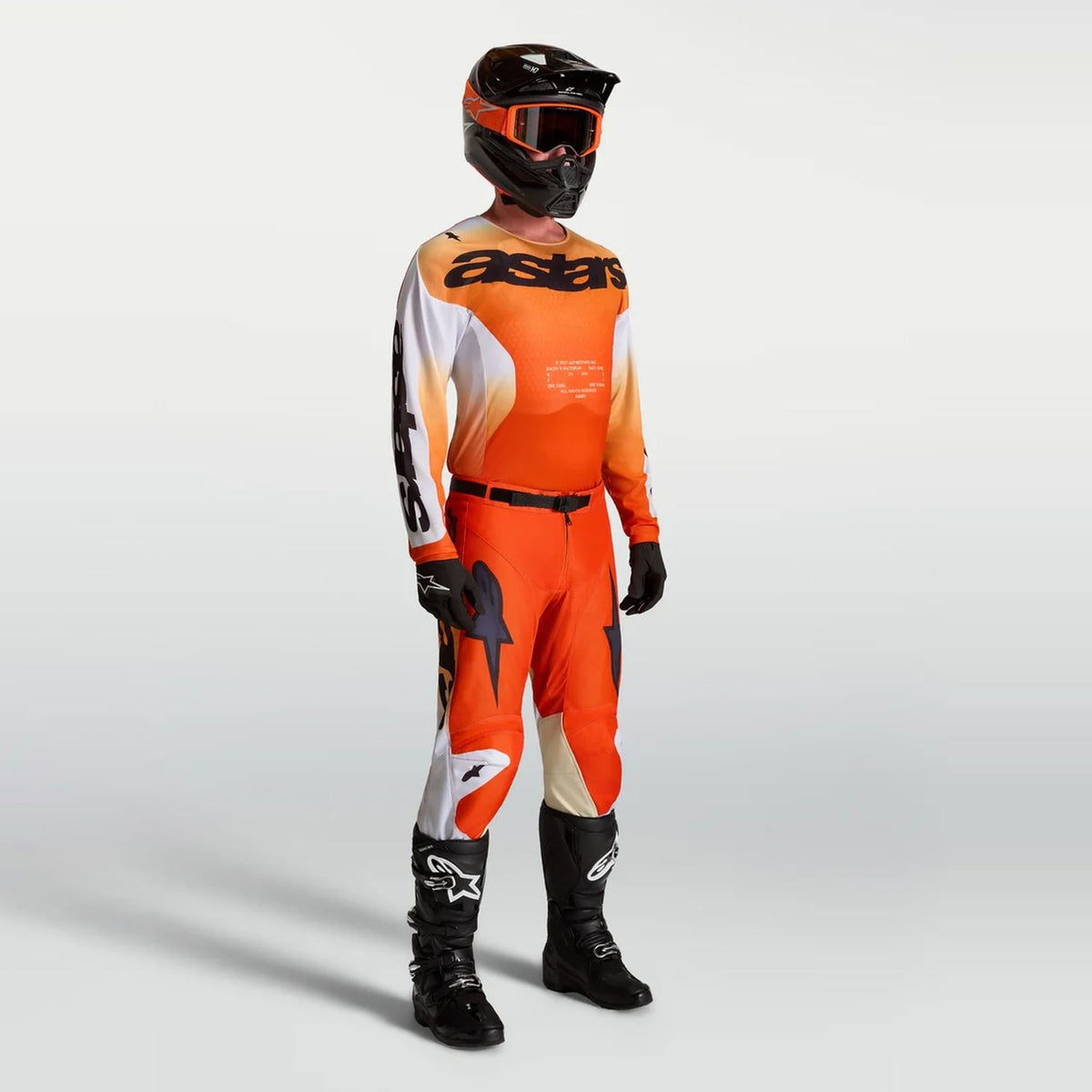 Alpinestars 2027 Racer Amber MX Combo Kit Cardinal Red Light Lilac Black