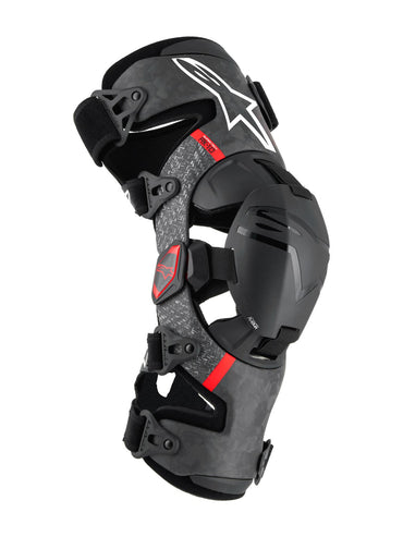 Alpinestars 2025 Supertech RK-10 Plasma Knee Braces Black Red