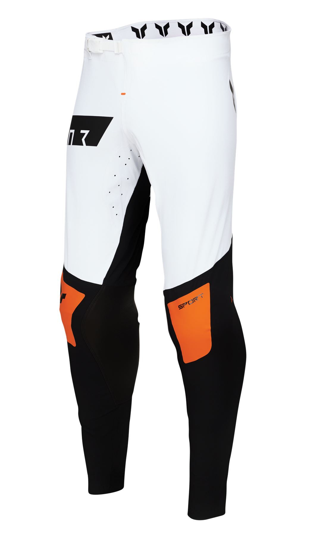Thor 2025 Motocross Race Pants Sportmode Rogue White Orange