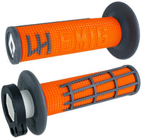 ODI EMIG 2.0 Lock On Grip Orange Graphite For Yamaha TW 225 2001-2024