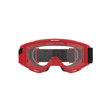 Alpinestars 2026 Vision OTG Motocross Goggles Red Black White Clear One Size