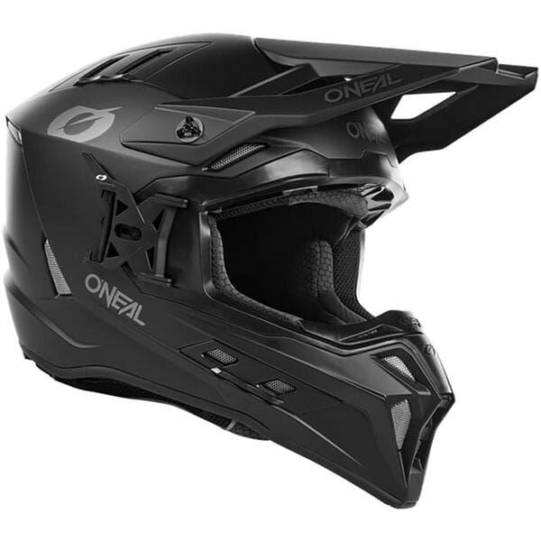 O'Neal 2024 Motocross Helmet EX-SRS Solid V.24 Black